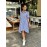 Striped Short Sleeve Casual Sports Dress, Button Non-Stretch Summer Dress For Women, Women's Clothing